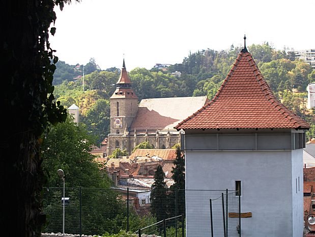 Weberbastei in Brasov in Rumänien