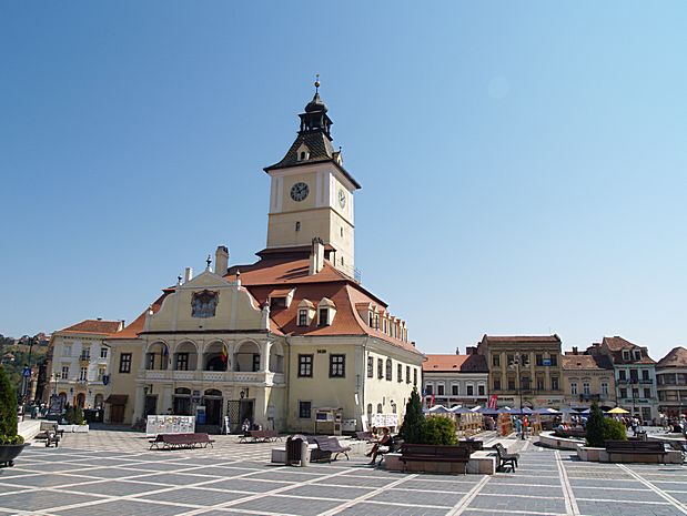 Piata Sfatului in Brasov Romania