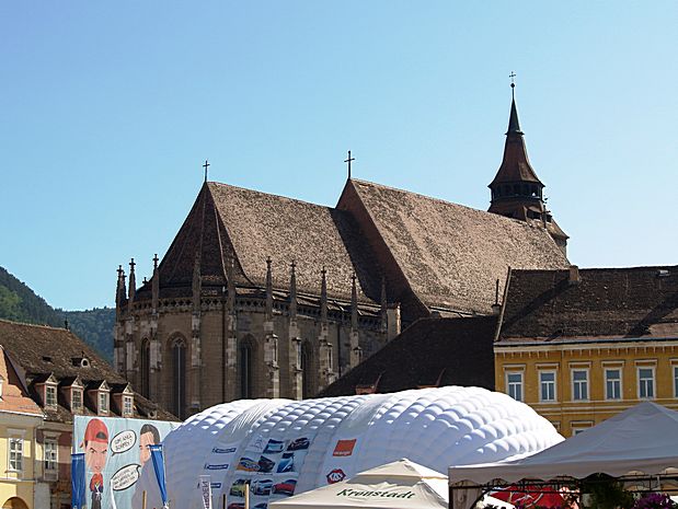 Piata Sfatului in Brasov Romania