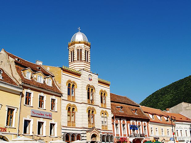 Piata Sfatului in Brasov Romania