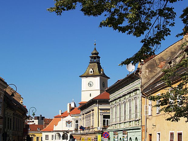 Piata Sfatului in Brasov Romania