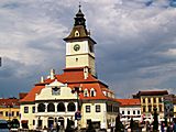 Piata Sfatului Brasov in Romania