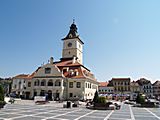 Piata Sfatului Brasov in Romania