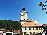 Piata Sfatului Brasov in Romania