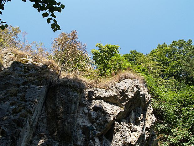 Stadtmauer von Kronstadt in Rumänien