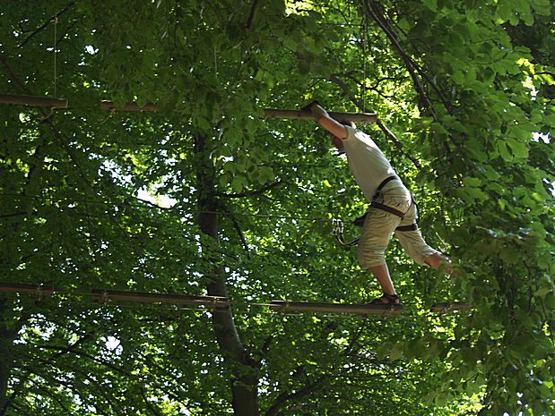 climbing park in Brasov