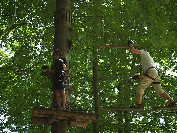 climbing park in Brasov