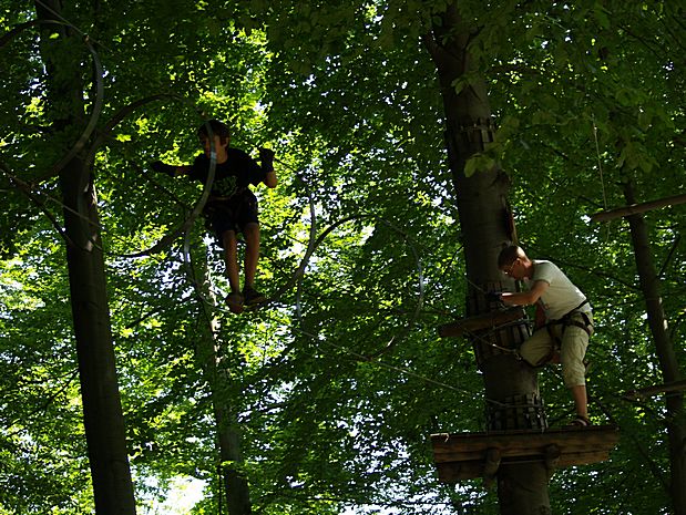 climbing park in Brasov