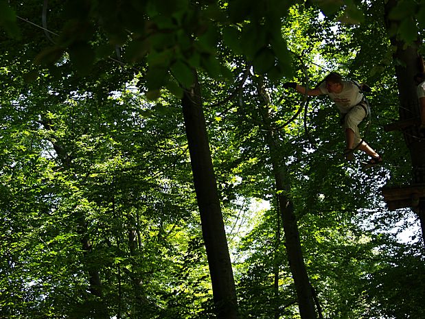 climbing park in Brasov