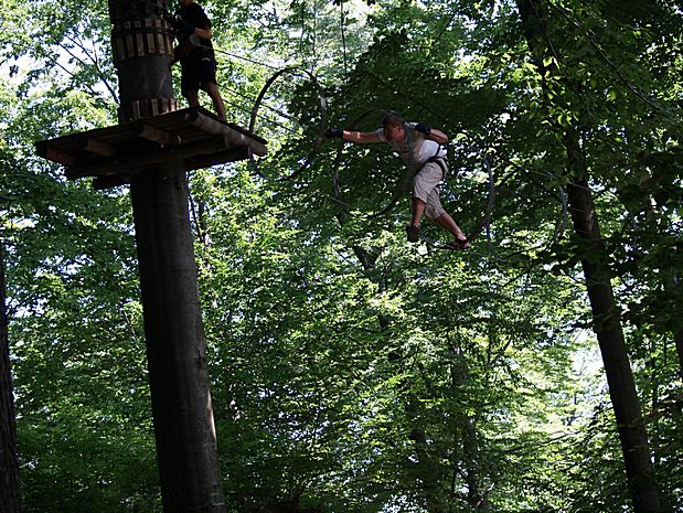 climbing park in Brasov