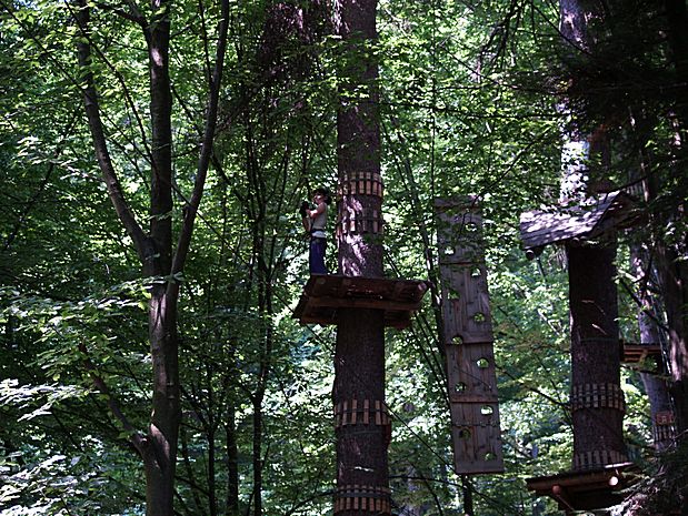 climbing park in Brasov
