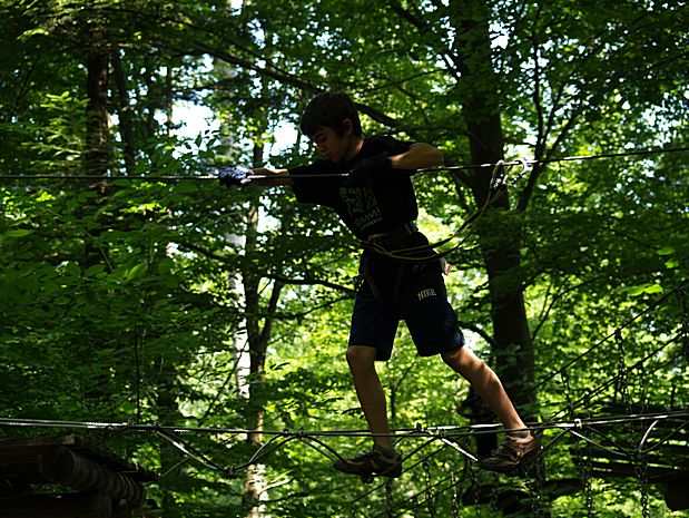 climbing park in Brasov