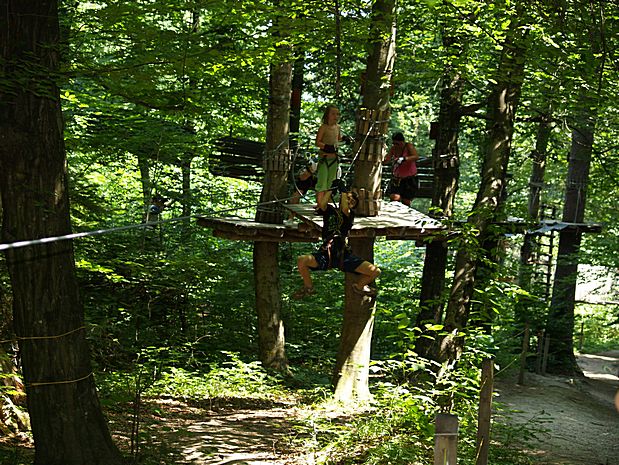 climbing park in Brasov